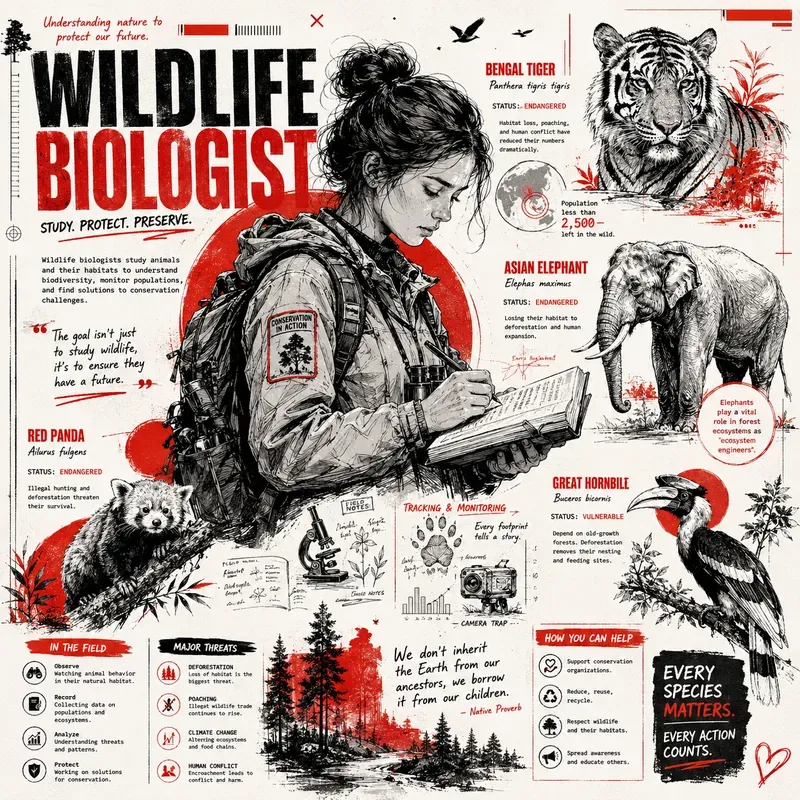 Bold Red Editorial Infographics