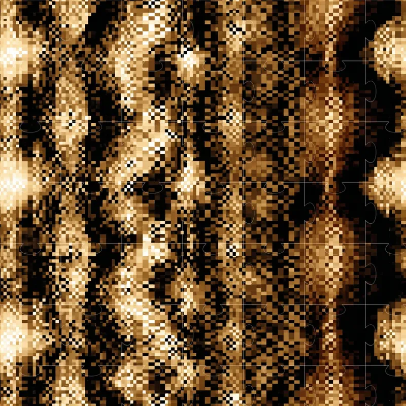 Pixel Art Of Snake Skin Patterns