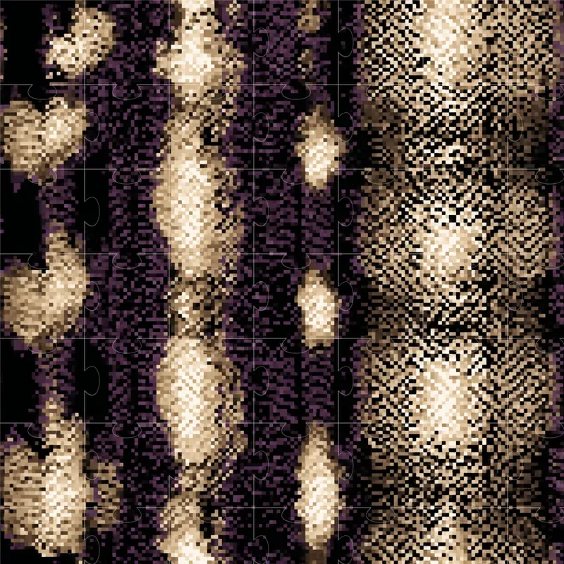 Pixel Art Of Snake Skin Patterns