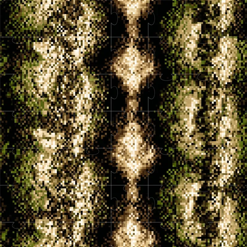 Pixel Art Of Snake Skin Patterns