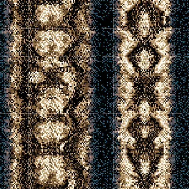 Pixel Art Of Snake Skin Patterns