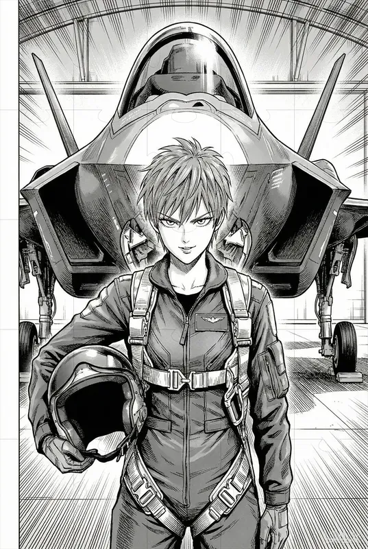 Yusuke Murata Style Opm Manga Art