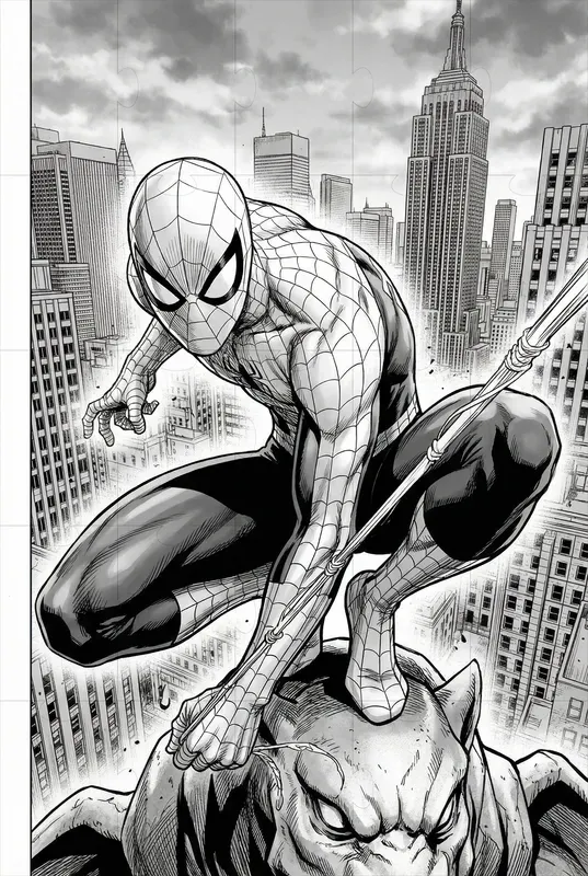 Yusuke Murata Style Opm Manga Art