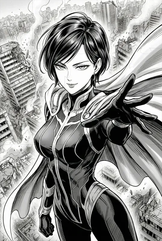 Yusuke Murata Style Opm Manga Art