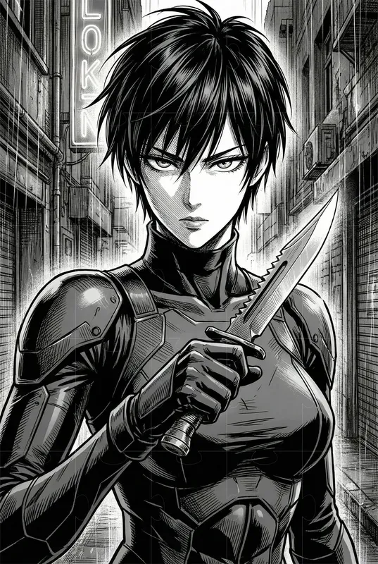 Yusuke Murata Style Opm Manga Art