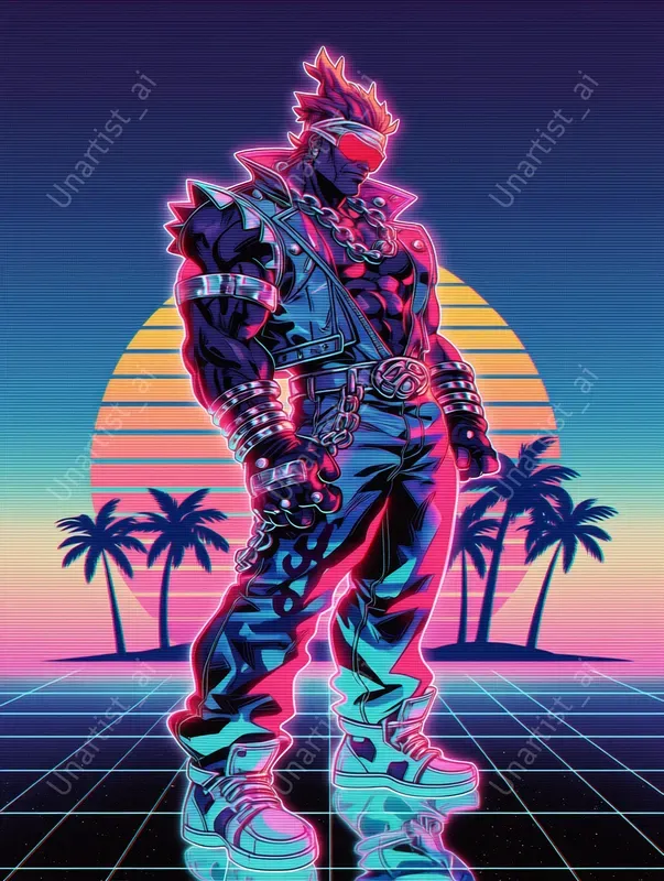 Street Fighter Vaporwave Reimaginings