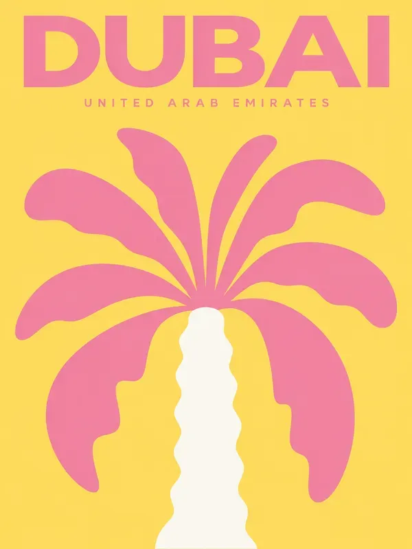 Retro Minimalist Travel Art Posters