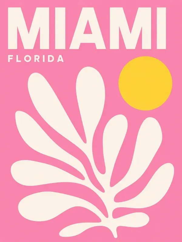 Retro Minimalist Travel Art Posters