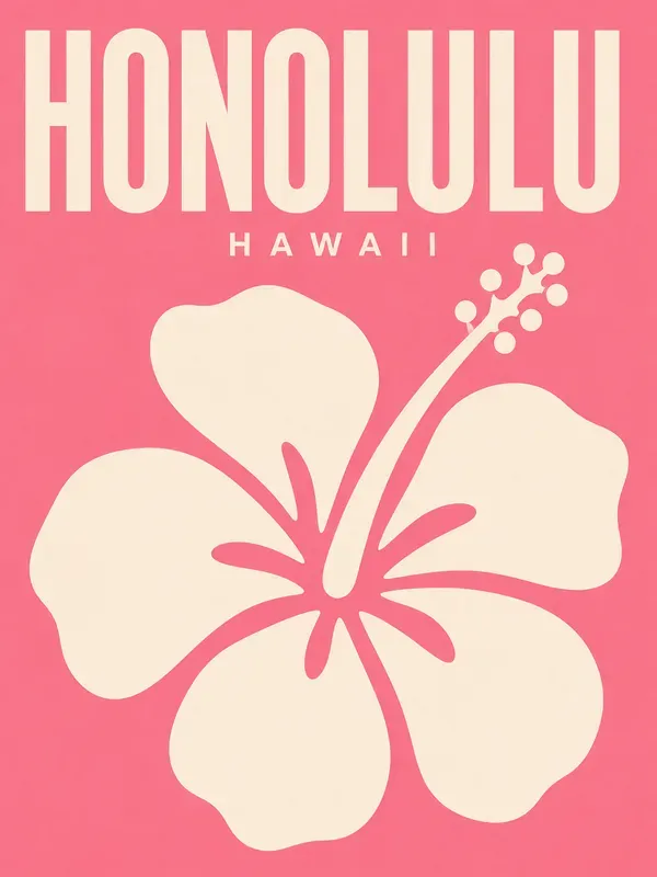 Retro Minimalist Travel Art Posters