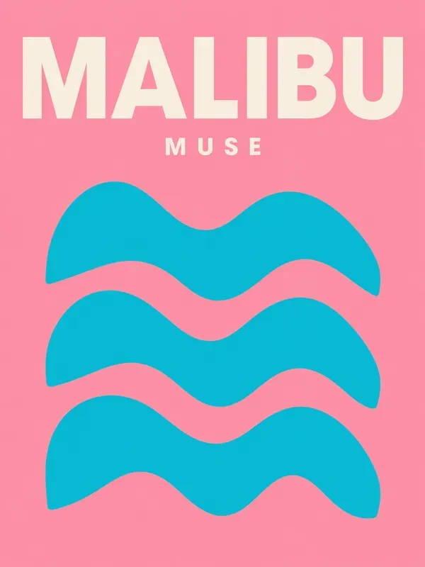 Retro Minimalist Travel Art Posters