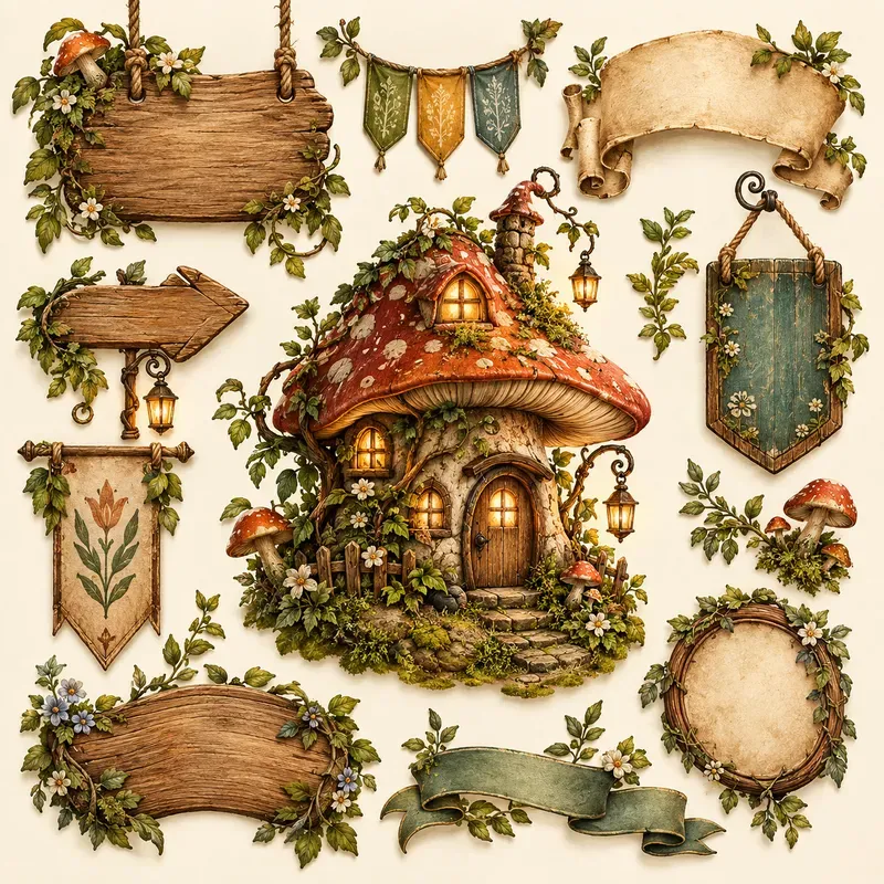 Whimsical Rustic Sign Collections