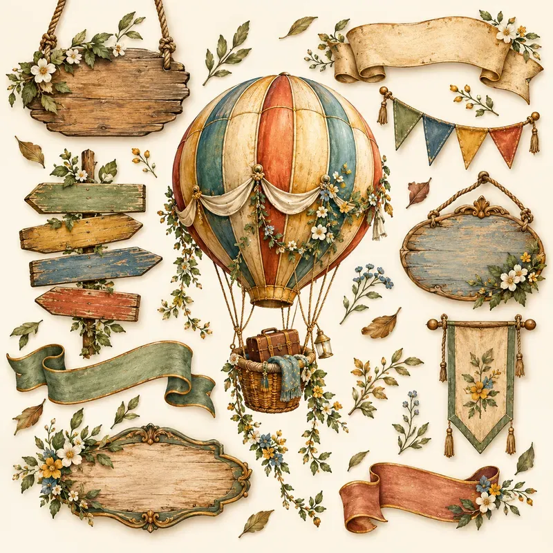 Whimsical Rustic Sign Collections