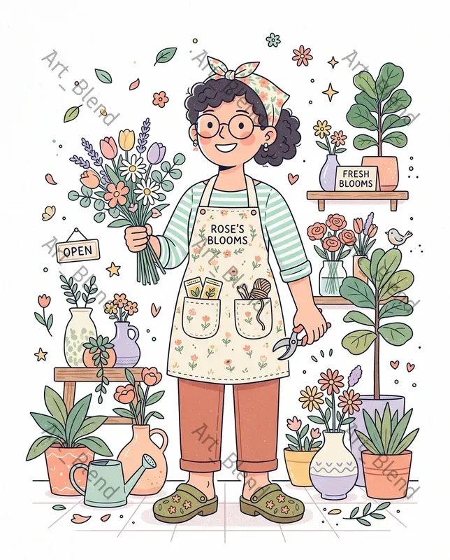 Quirky Editorial Characters