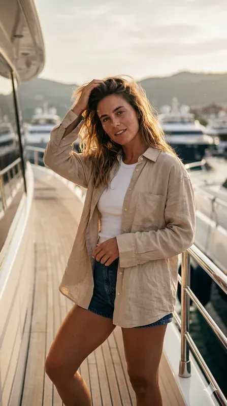 Authentic Luxury Yacht Influencer Photos