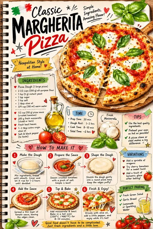 Unique Recipe Infographic Style