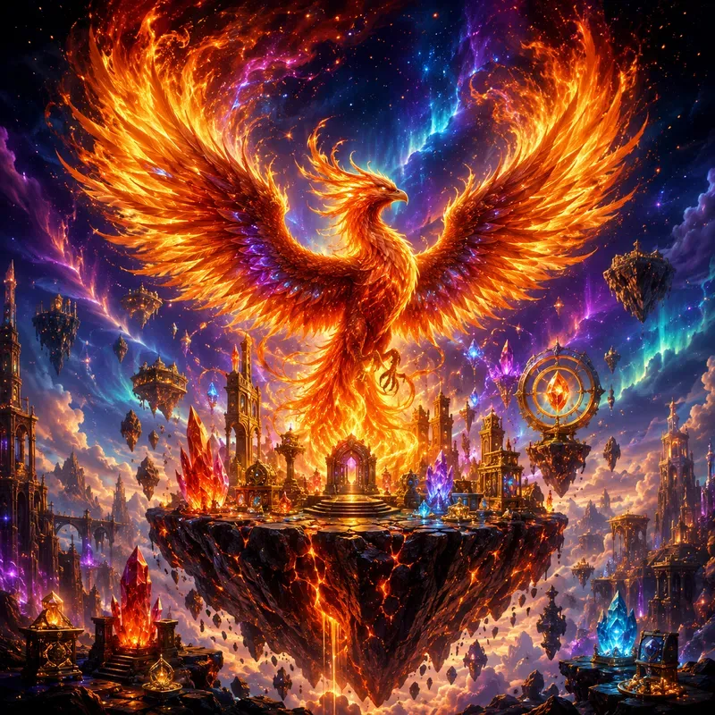 Mystical Elemental Sky Realms