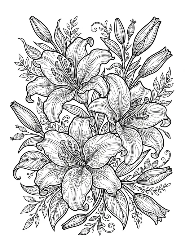 Romantic Sublime Coloring Book Pages