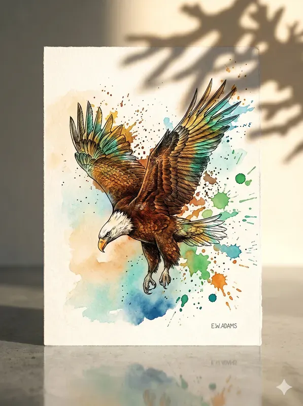 Ink Sketches And Watercolor Animals