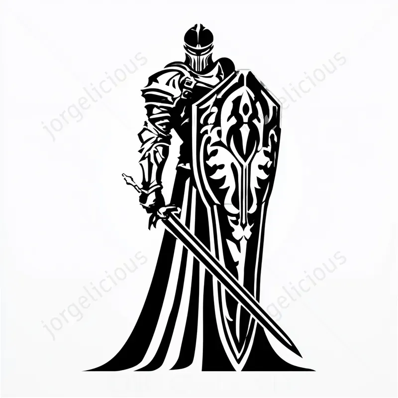High Contrast Stencil Illustrations