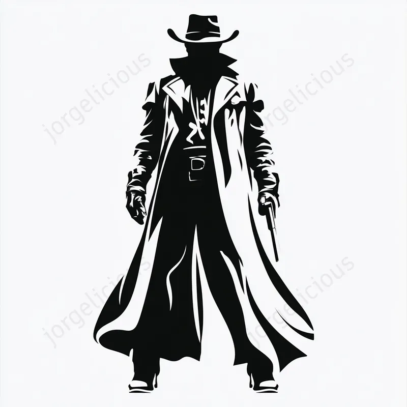 High Contrast Stencil Illustrations