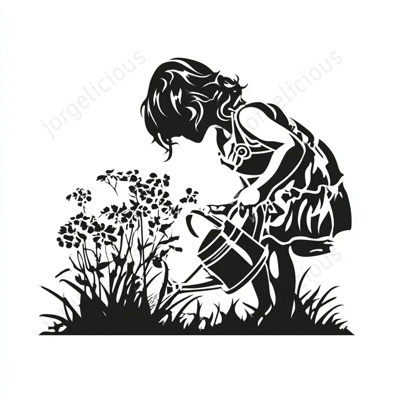 High Contrast Stencil Illustrations