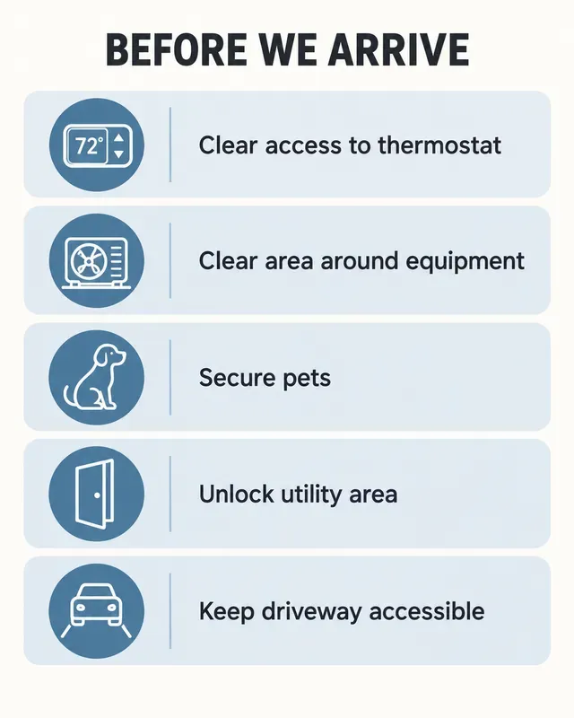 Service Visit Prep Card Generator