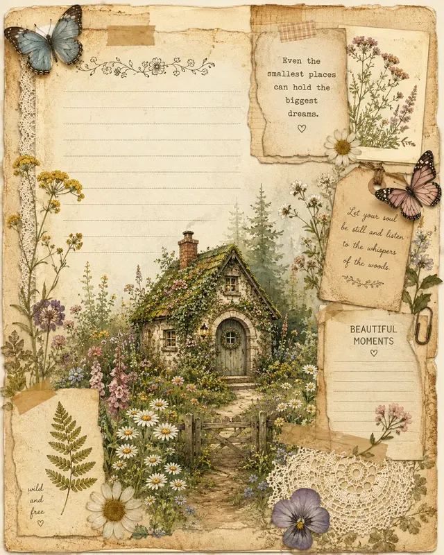 Cottagecore Fairytale Junk Journals