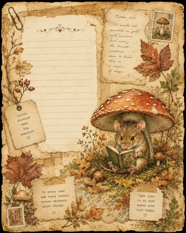 Cottagecore Fairytale Junk Journals