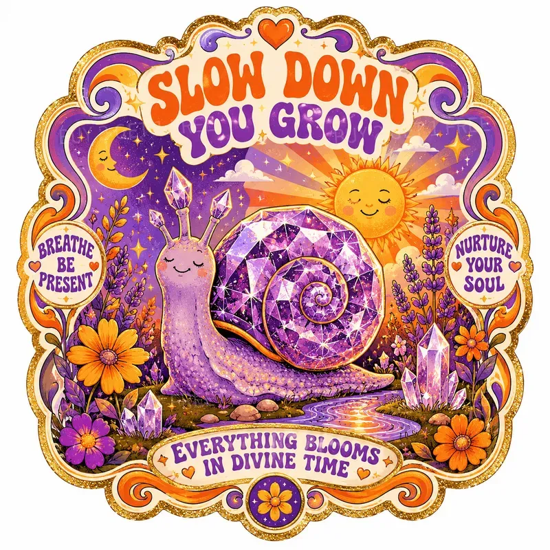 Psychedelic Mindful Self Care Stickers