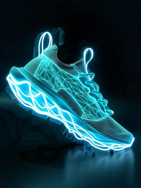 Neon Wireframe Vector Art Generator