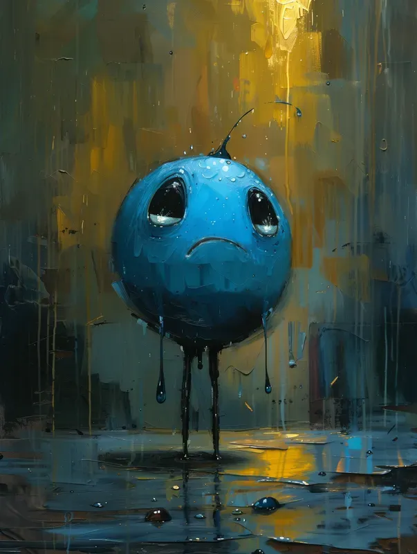 Oil Paint Element Characters