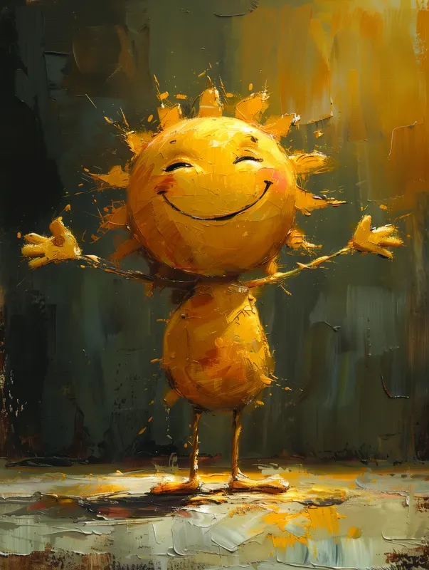 Oil Paint Element Characters