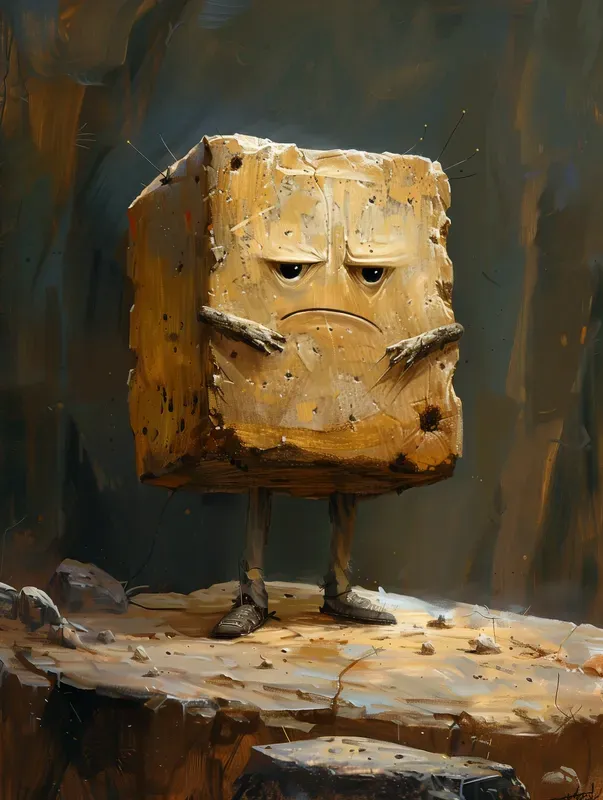 Oil Paint Element Characters