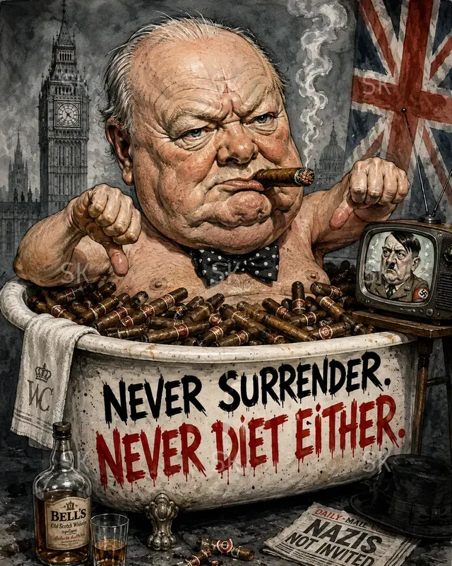 Viral Sarcastic Celebrity Caricatures