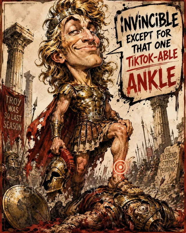 Viral Sarcastic Celebrity Caricatures