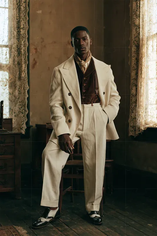 Vintage Sepia Fashion Editorials
