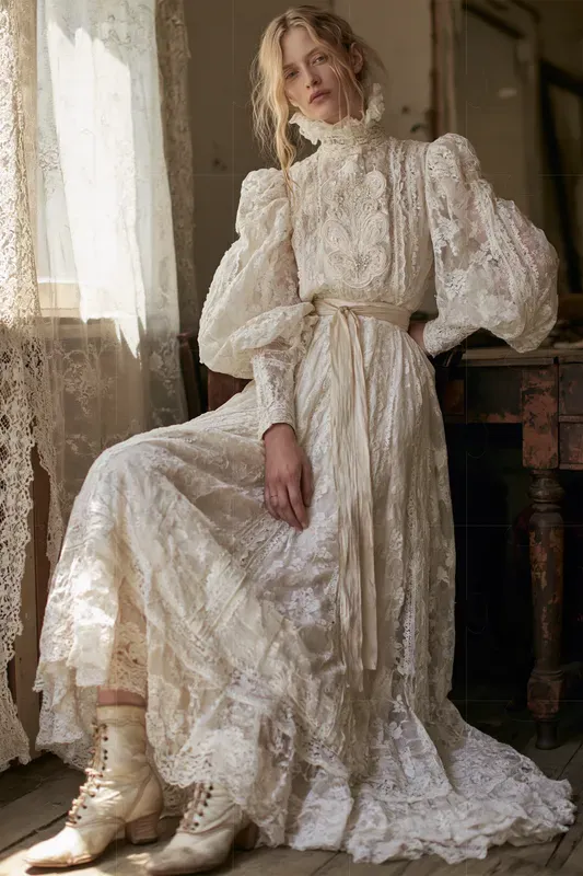 Vintage Sepia Fashion Editorials