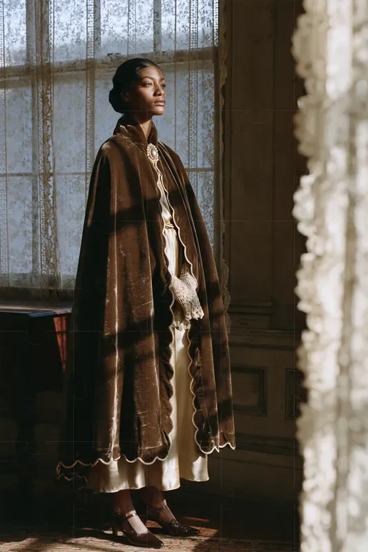 Vintage Sepia Fashion Editorials