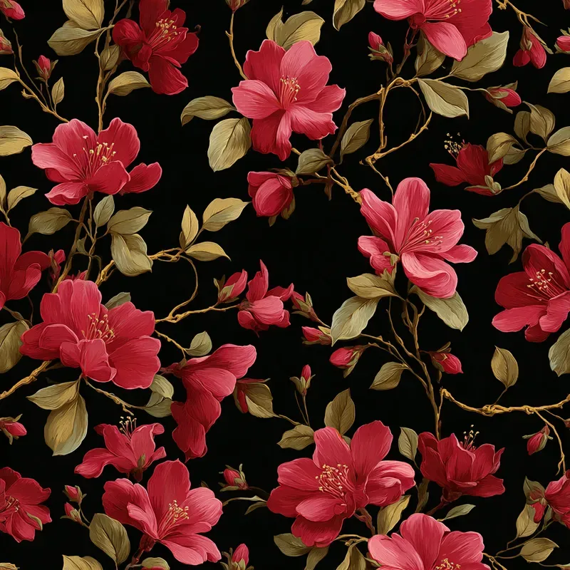 Luxury Floral Repeat Seamless Patterns