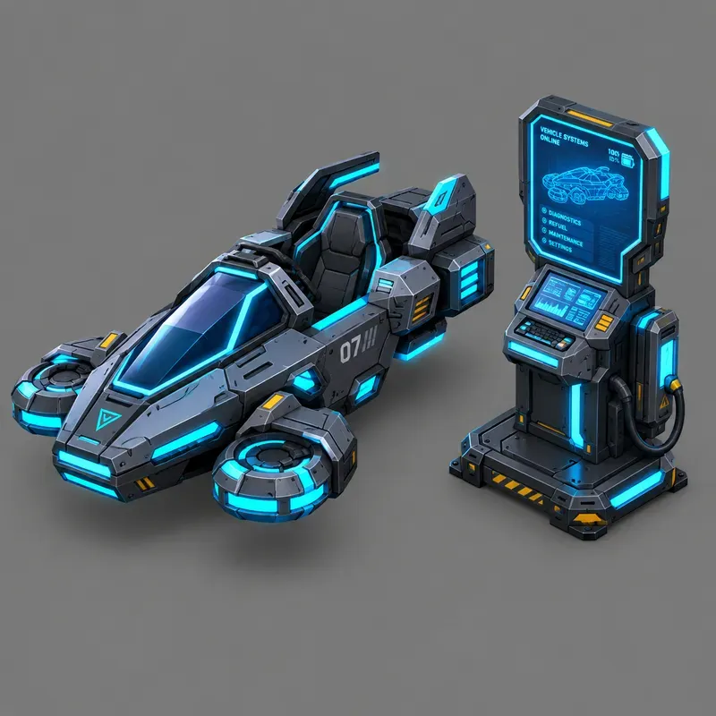 Isometric 3D Lowpoly Game Assets