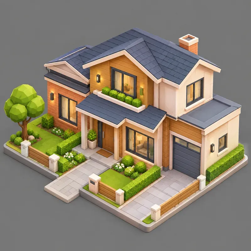 Isometric 3D Lowpoly Game Assets