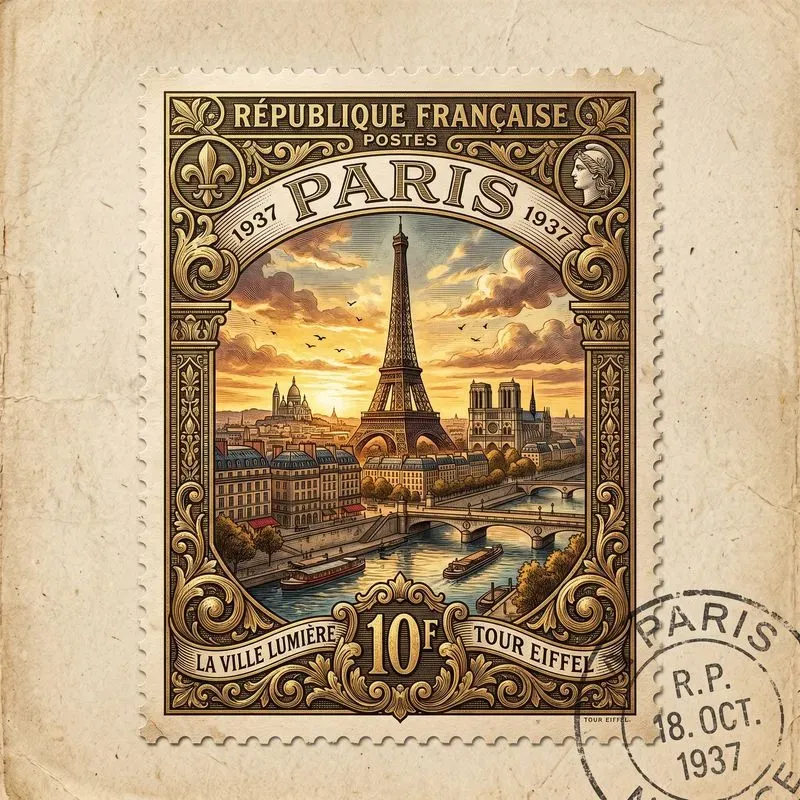 Luxury Travel Stamp Art Creators