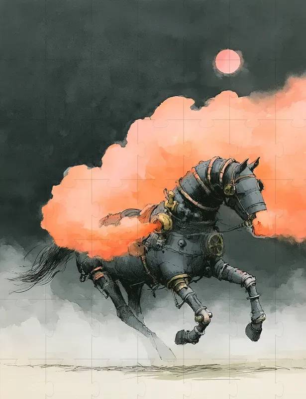 Moonlit Steam Steampunk