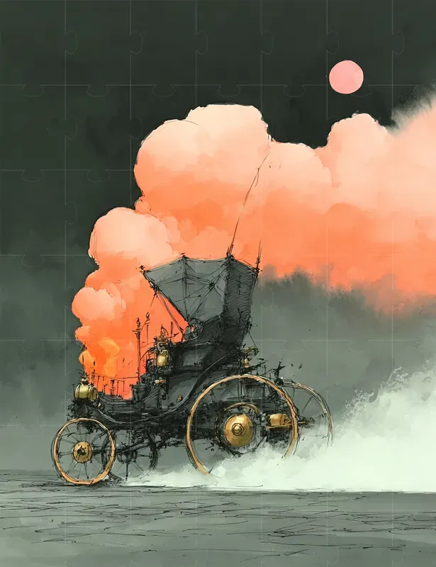Moonlit Steam Steampunk