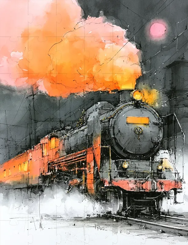 Moonlit Steam Steampunk