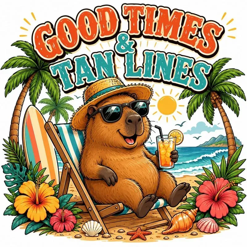 Funny Summer Beach Tees