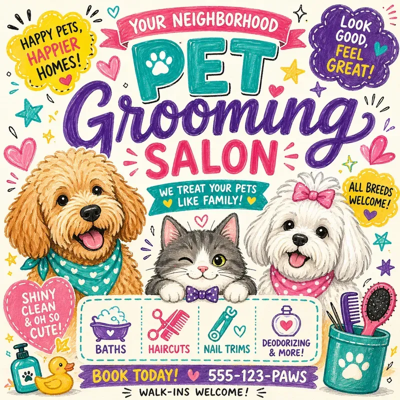 Handdrawn Marker Poster Makers