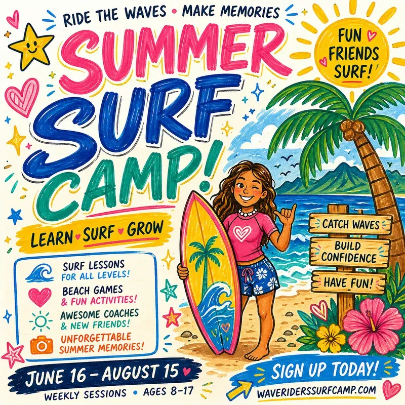 Handdrawn Marker Poster Makers