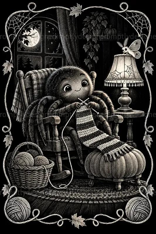 Cute Halloween Storybook Wall Art
