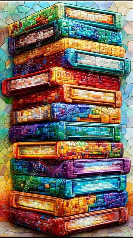 3D Mosaic Retro Gaming Art